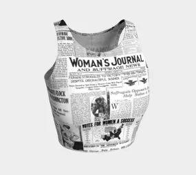 Women's Suffrage Crop Top for Flare Skirt
