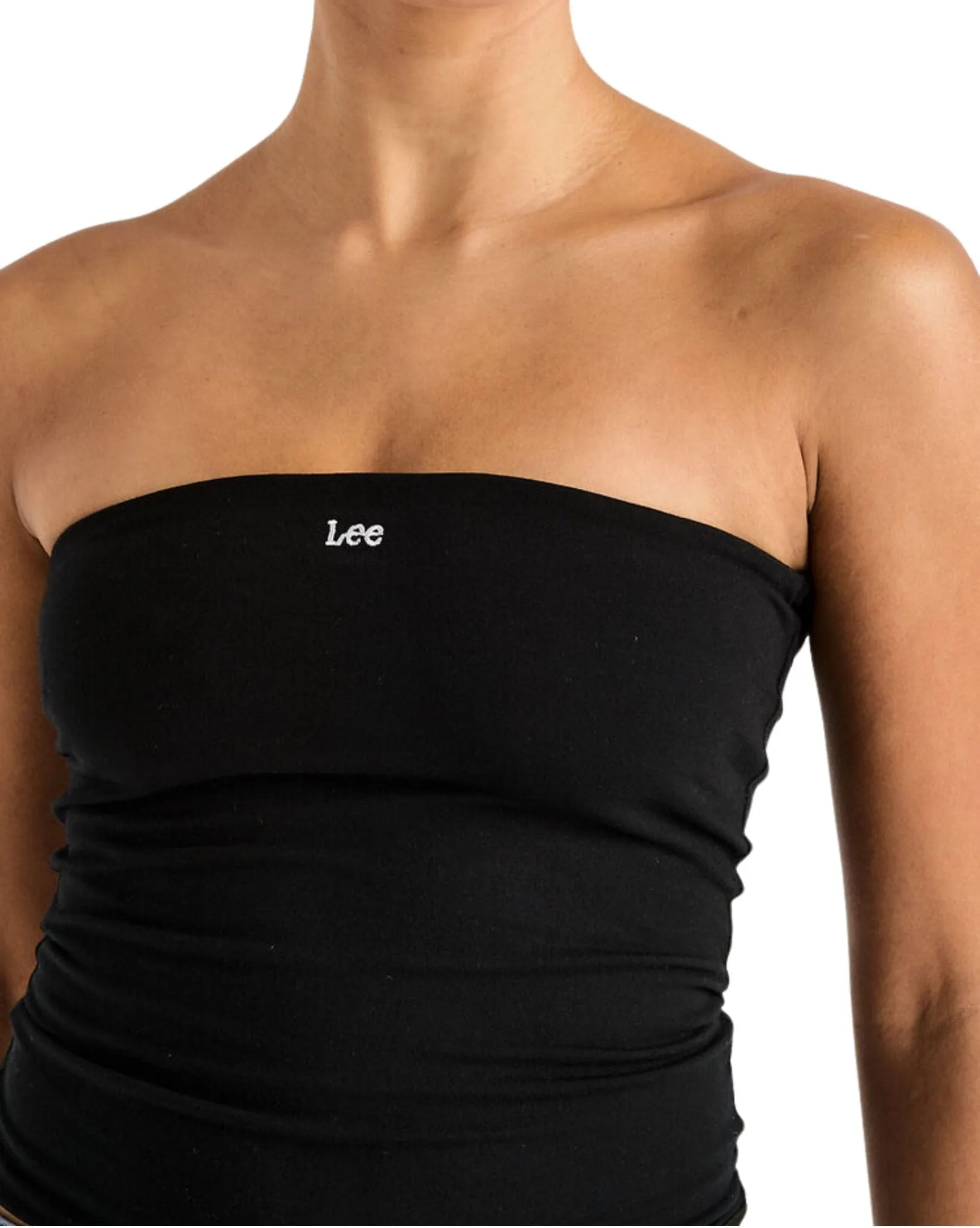 Womens Twitch Boobtube - Black