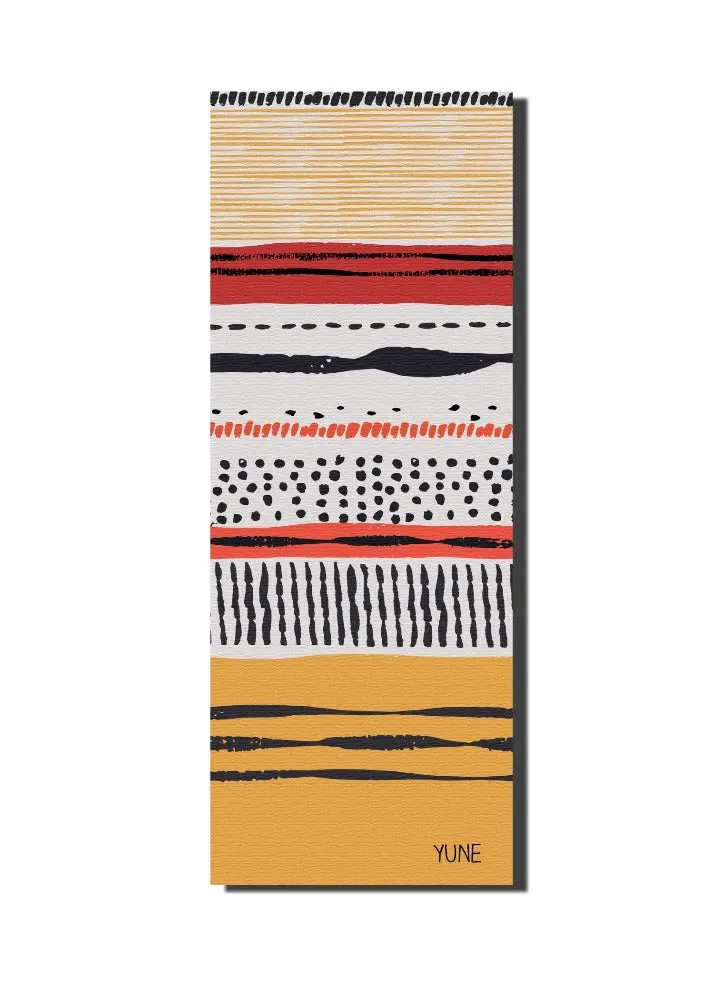 Yoga Mat | 6mm Thick | Orange | Non-Slip | Eco Friendly | Yune Yoga | Leo
