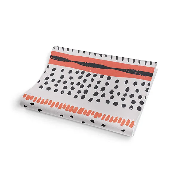 Yoga Mat | 6mm Thick | Orange | Non-Slip | Eco Friendly | Yune Yoga | Leo