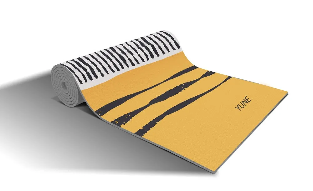 Yoga Mat | 6mm Thick | Orange | Non-Slip | Eco Friendly | Yune Yoga | Leo