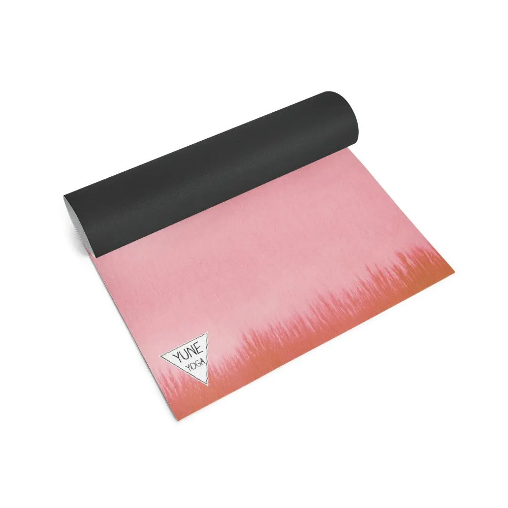 Yoga Mat | 6mm Thick | Pink | Non-Slip | Eco Friendly | Yune Yoga | Hecate